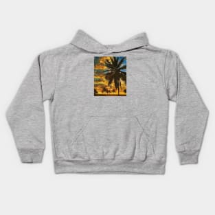 Sunset Palms Kids Hoodie